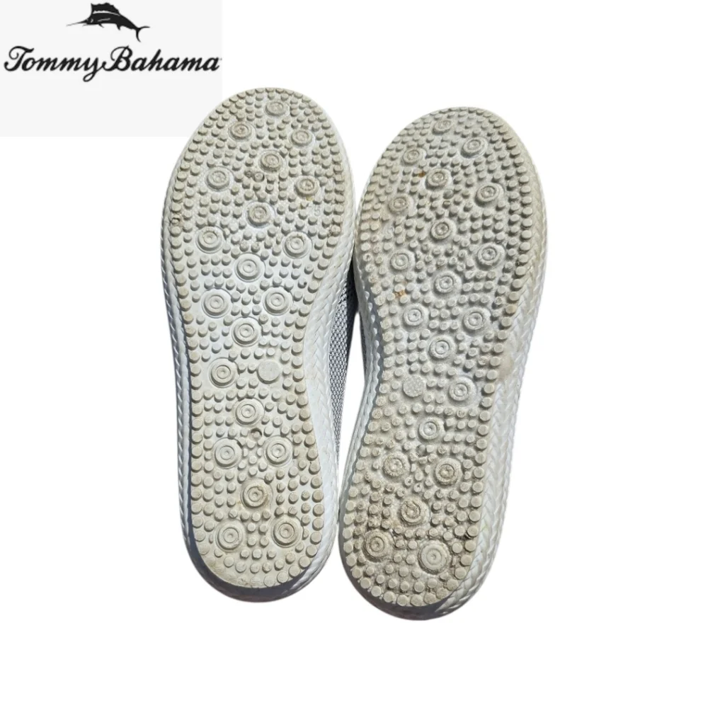 TOMMY BAHAMA Loafer Women’s 7.5 Gray Sunset Mesh Slip On Casual Shoe